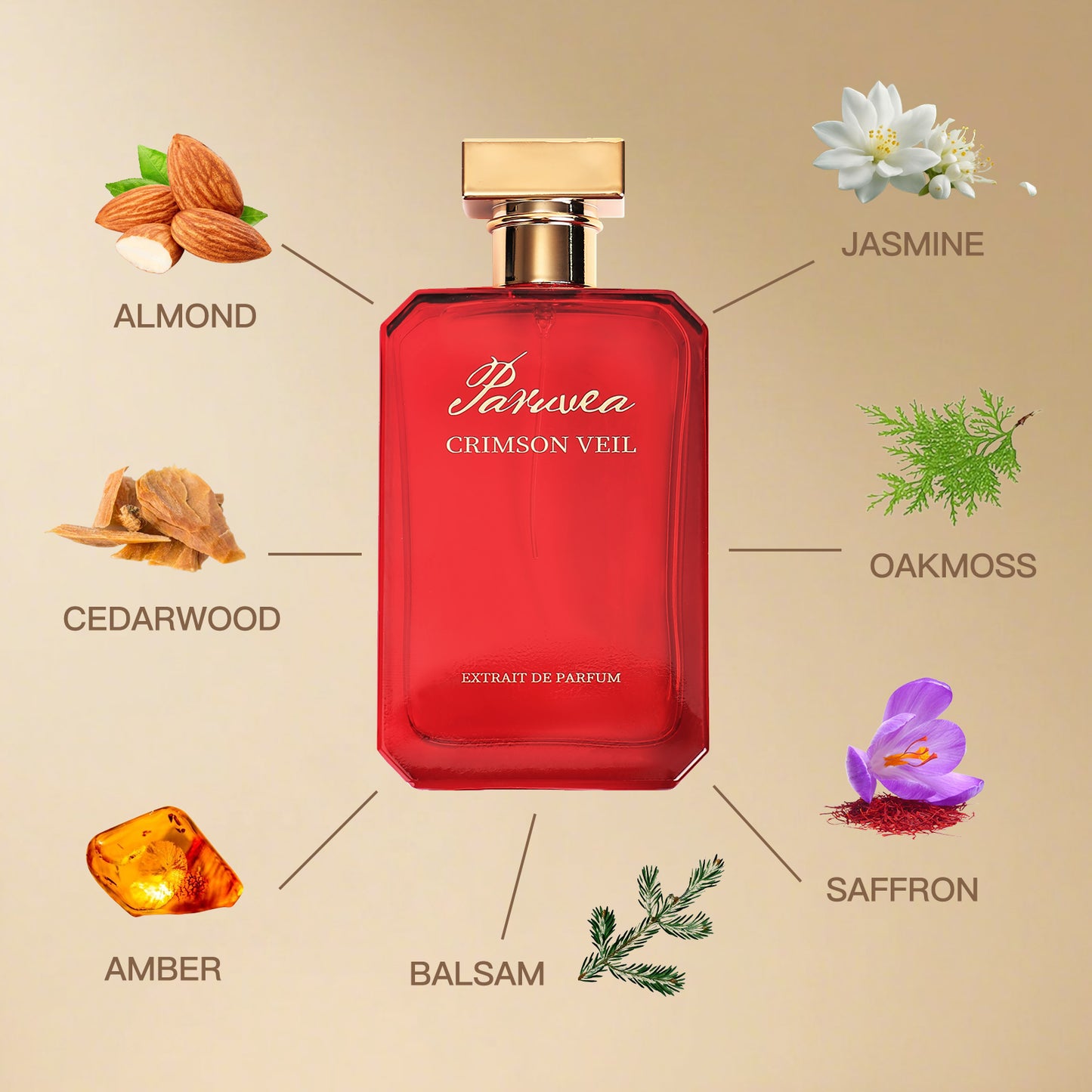 Paruvea Crimson Veil Extrait de Parfum